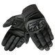 Leather Motorcycle Gloves Rebelhorn Gap II CE - Black