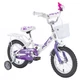 Detský bicykel DHS Miss Sixteen 1602 16" - biela