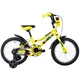 Rower dziecięcy DHS Speedy 1603 16" - 7.0 - Zielony żółty