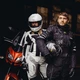 Klappbarer Motorradhelm W-TEC V270 - mattschwarz