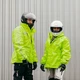 Winter Leder/Textil Motorradhandschuhe W-TEC NF-4070