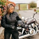 Damen Motorrad-Jeans W-TEC C-2011 schwarz