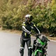 Męskie motocyklowe spodnie skórzane W-TEC Vector - OUTLET