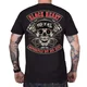 Koszulka motocyklowa T-shirt BLACK HEART Rascal - Czarny - Czarny