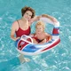 Children’s Inflatable Spaceship Ride-On Bestway Baby Boat - Blue-Red