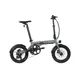 Folding E-Bike EOVOLT City 4-Speed 16” - Red - Grey