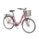 Városi kerékpár DHS Citadinne 2636 26" - barna-fehér-fekete