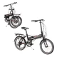 Składany rower elektyczny Devron 20124 20" 2.0 - Czarny