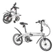 Összecsukható elektromos kerékpár Devron 16201 16" 4.0 - fehér