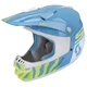 Children's Motocross Helmet SCOTT 350 Race Kids MXVII - Blue-White