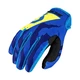 Children's Motorcycle/Cycling Gloves SCOTT 350 Race Kids MXVII - Blue-Yellow