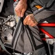 Motorcycle Pants W-TEC Smackton - Grey Orange