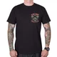 Koszulka motocyklowa T-shirt BLACK HEART Rascal - Czarny