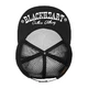 Snapback Hat BLACK HEART Devil Skull Trucker