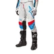 Motokrosové kalhoty Alpinestars Techstar Quadro bílá/modrá neon/červená