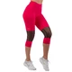 Női magas derekú leggings Nebbia 406 - fekete - pink