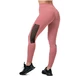 Women’s High-Waisted Leggings Nebbia Mesh 573 - Old Rose