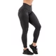 Dámske legíny s vysokým pásom Nebbia Lifting Effect Bubble Butt 587 - Black - Black