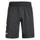 Men’s Shorts Under Armour Sportstyle Cotton Graphic Short - Cordova - Charcoal Medium Heather/White