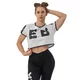 Crop-Top T-Shirt Nebbia GAME ON 610 - Weiss