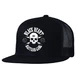 Baseball sapka BLACK HEART Bastard Skull Trucker