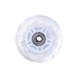 Leuchtrolle für Inline Skates PU 70*24 mm mit Lagern ABEC 5 - weiß