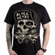 T-shirt koszulka BLACK HEART Garage Built - Czarny - Czarny