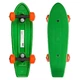 Plastični skateboard WORKER Alwi - zelena