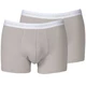 Men’s Boxer Shorts Head Basic Boxer – 2 Pairs - Grey-White