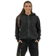 Női sportos melegítőfelső kapucnival Nebbia INTENSE Signature 845 - fekete