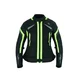 Damen Sommer Textil-Motojacke BOS Aylin - schwarz - neon