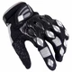 Motocross rokavice W-TEC Chreno - črna-bela - črna-bela