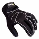 Motocross rokavice W-TEC Binar - črna - črna