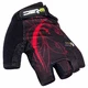 Дамски вело ръкавици W-TEC Mison - черно и червен - черно и червен