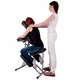 Masážní židle inSPORTline Relaxxy hliníková - 2.jakost