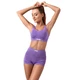 Dámský sportovní top Boco Wear Violet Melange - fialová