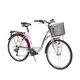 Mestský bicykel DHS Citadinne 2634 26" - model 2015 - bielo-fialová