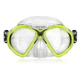 Maska do nurkowania snorkelingu Aropec Mantis - Limonka