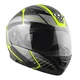 Motorcycle Helmet Yohe 950-16 - Black Grey