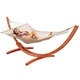 Hammock w/ Wooden Stand inSPORTline Woodleaf