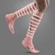 Női kompressziós zokni CEP Reflective - rózsaszín
