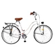 Dámsky mestský bicykel DHS Cruiser 2602 - model 2014 - biela