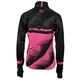 Women’s Cycling Jacket CRUSSIS Black-Fluo Pink