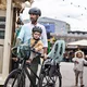 Rear-Mounted Child Bike Seat w/ Adaptor & Seatpost Holder Urban Iki - Icho Green/Kurumi Brown