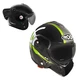 Motorcycle helmet ROOF Boxer V8 Suzuka - Black-Green - Black-Green