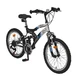 Detský bicykel DHS 2045 Matrix - čierno-modrá