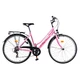 Dámsky trekingový bicykel DHS City Line 2832 - ružová