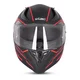 W-TEC Vesco Integralhelm - Black Matt-Corsa Red