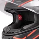 Full-Face Motorcycle Helmet W-TEC Vesco - Black Matt-Corsa Red