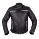 Leather Motorcycle Jacket W-TEC Helsin - Black-White - Black-White